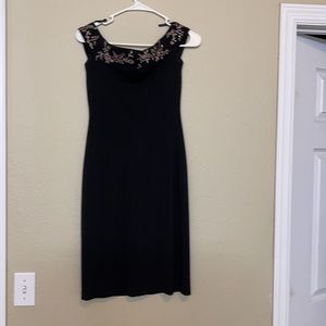 Black Cocktail off shoulder dress